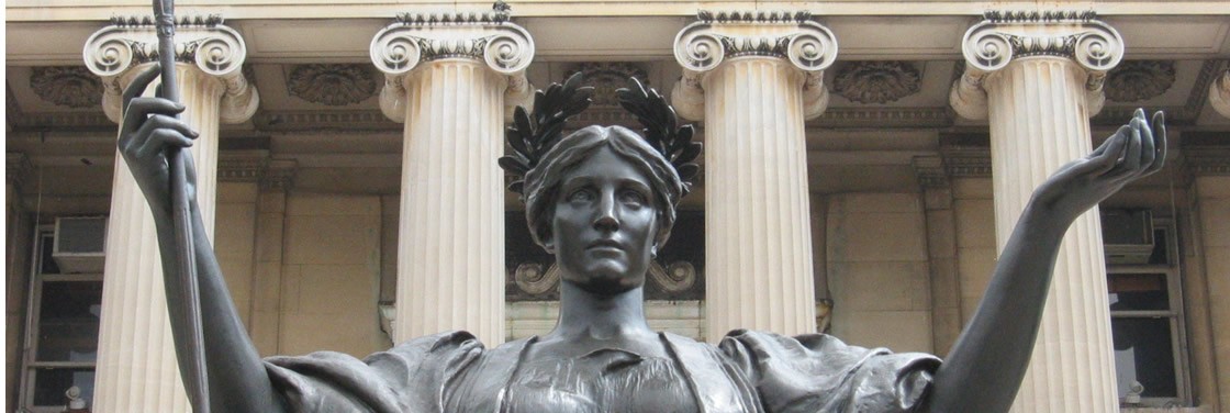 Alma mater statue