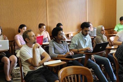 Students in lecture hall