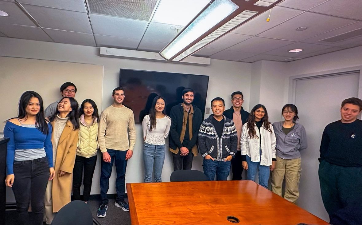 Kevin Wang and QMSS students