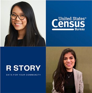 Michelle A. Zee and alumna Alisha Gurnani