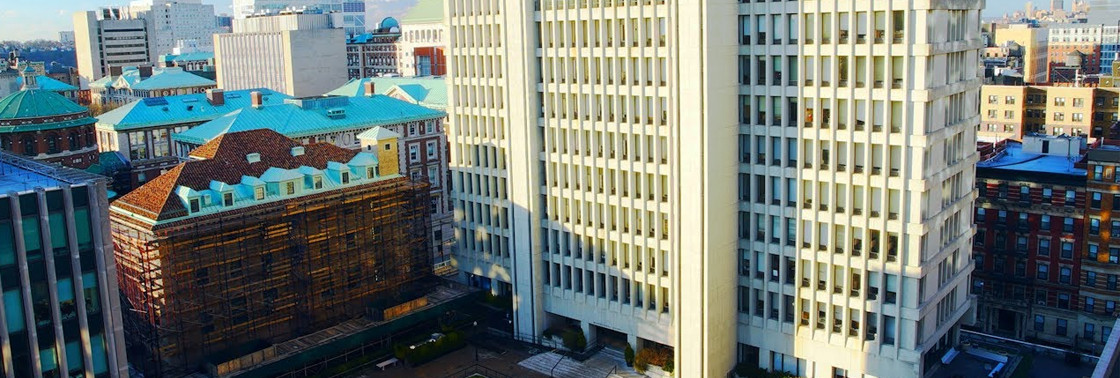 Aerial view of campus